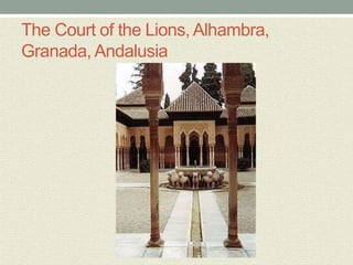 The Court of the Lions, Alhambra,
Granada, Andalusia
 