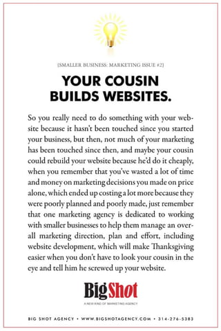 Your Cousin Builds Websites