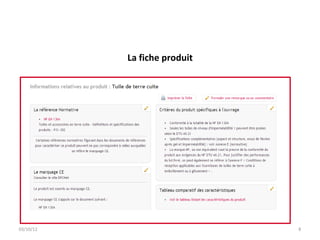 La fiche produit




03/10/12                      8
 