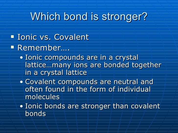 Covalent Bonds