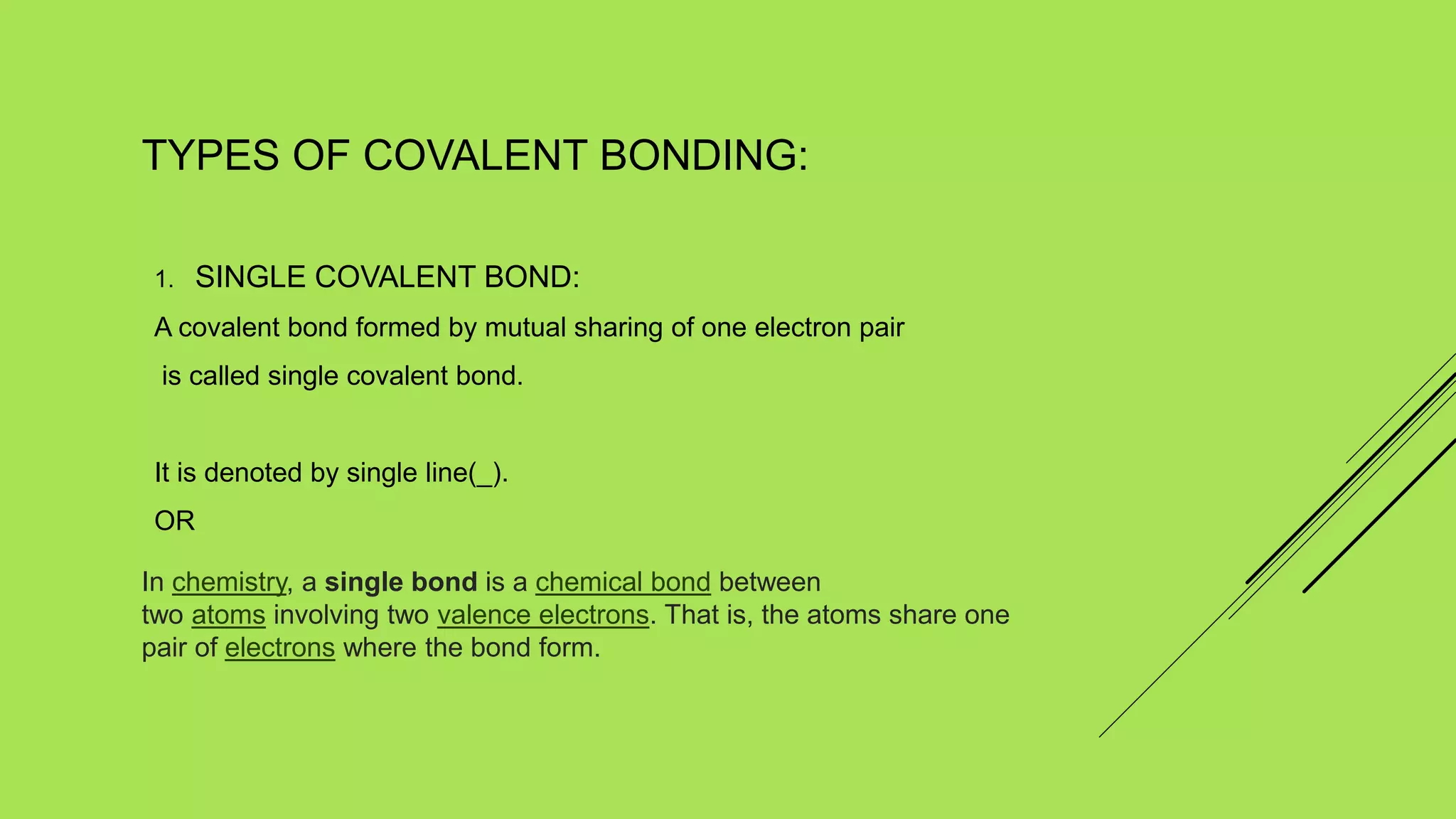 Covalent bond | PPTX