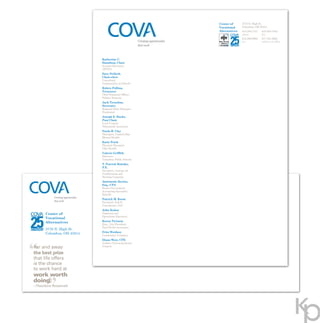 Cova Letterhead