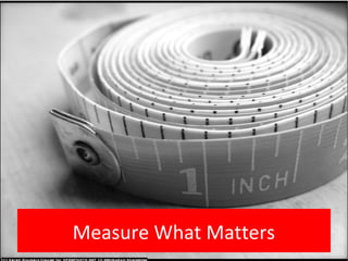 Measure What Matters
 
