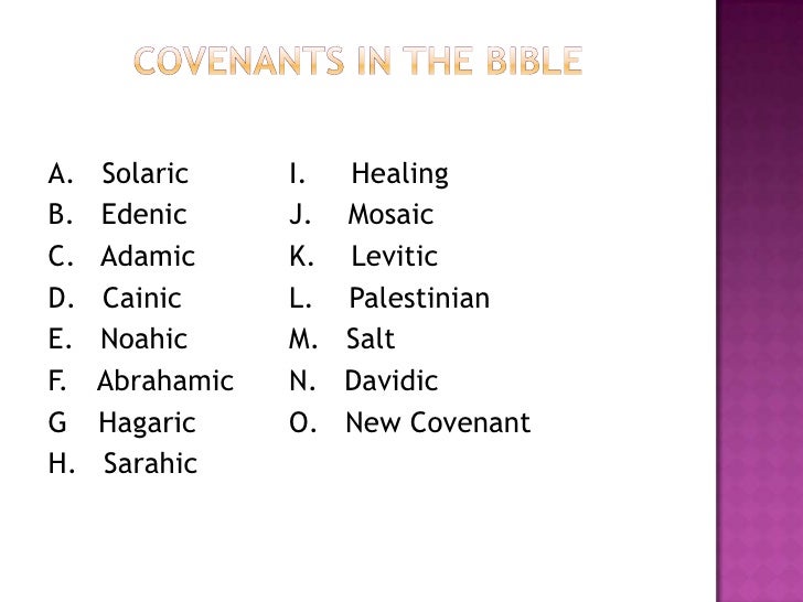 Covenants