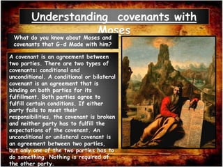 moses covenant
