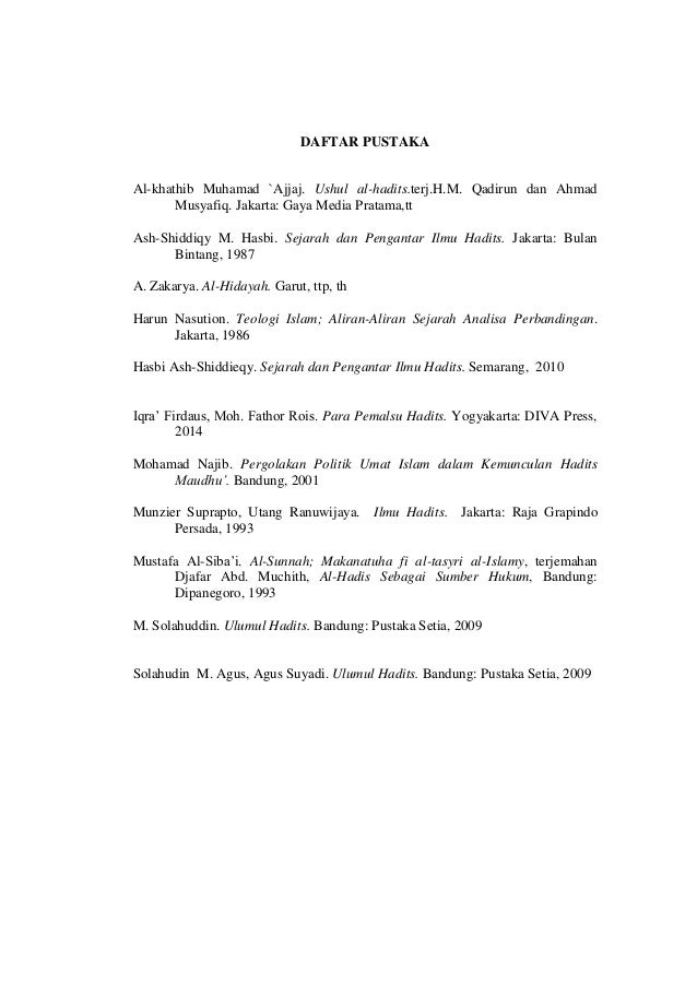 Hadits Maudhu Imam Susanto