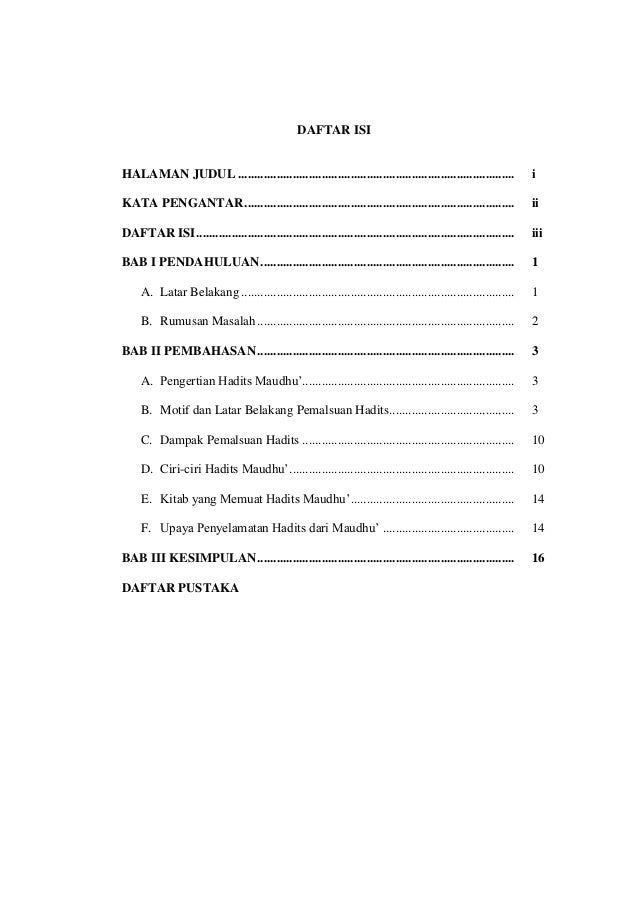 Hadits Maudhu Imam Susanto