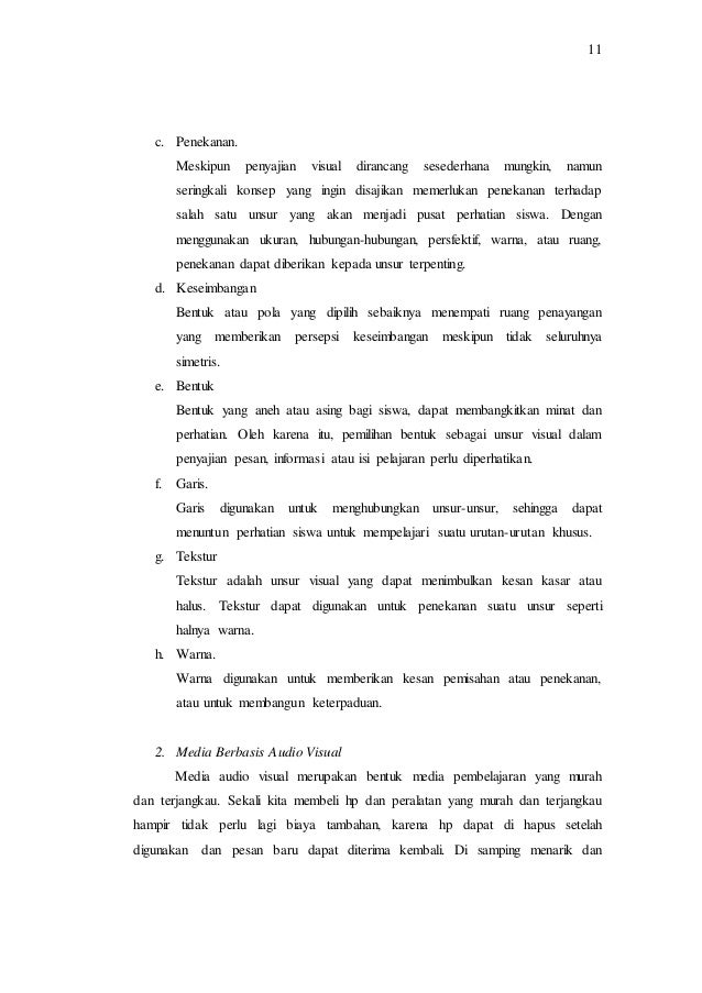Makalah Pengembangan Media Pembelajaran Perencanaan Pembelajaran