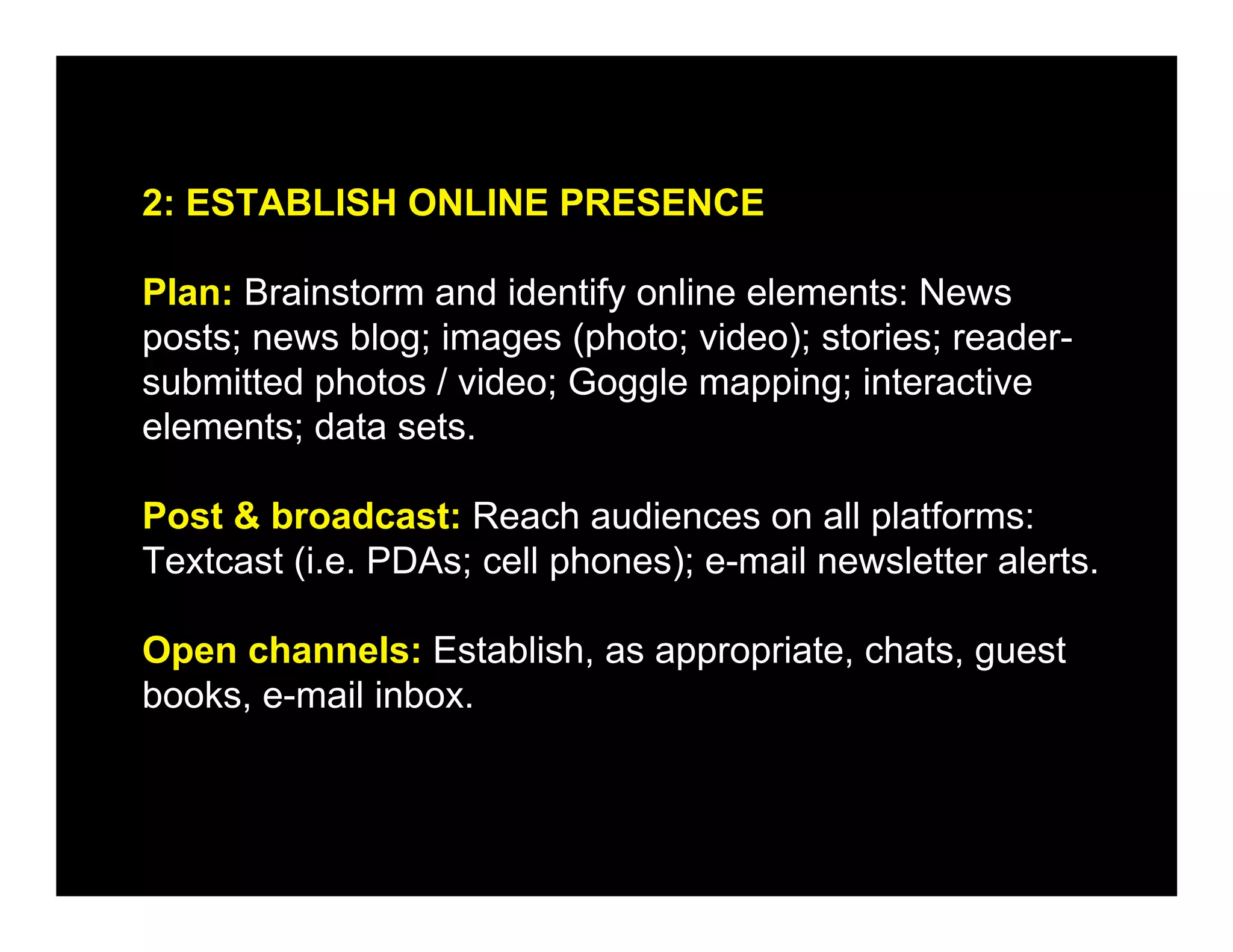 Cover Breaking News Across Platforms