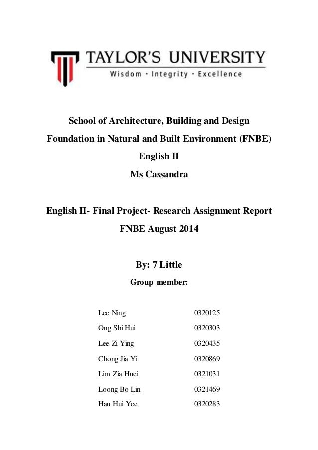 report with cover