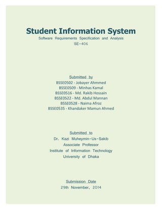 Cover Page or Title Page Sample