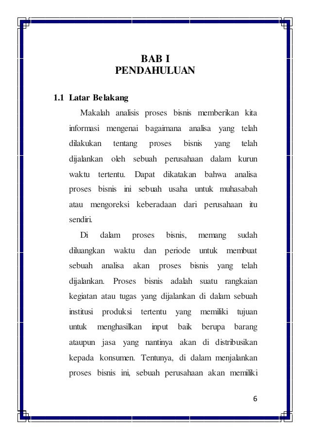 Tugas informasi proses bisnis