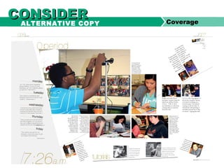 CONSIDERCONSIDER CoverageALTERNATIVE COPY
 