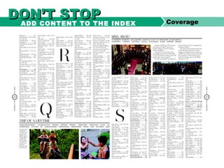 DON’T STOPDON’T STOP CoverageADD CONTENT TO THE INDEX
 
