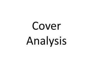 Cover
Analysis
 