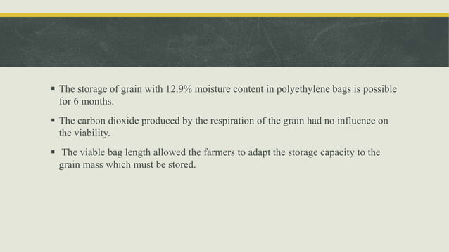 COVER AND PLINTH STORAGE SYSTEM USED IN FOOD.pptx | Agriculture ...