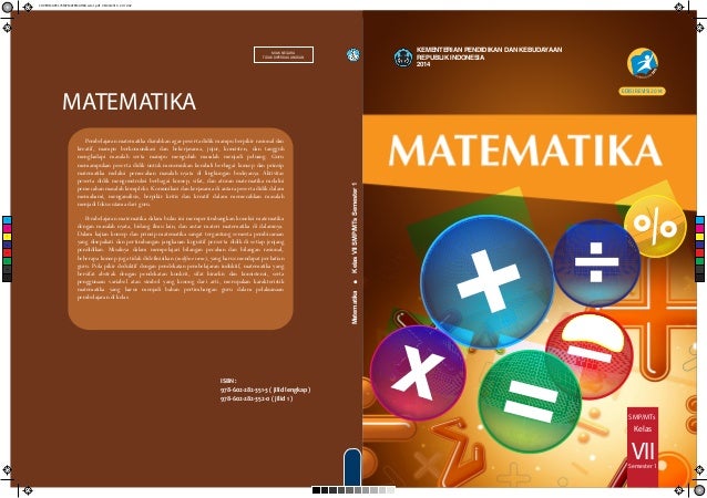 Cover Buku  Matematika 7  SMP MTs sem1 Siswa