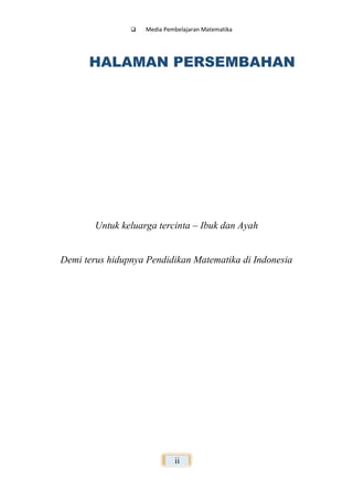 Bahan Ajar media pembelajaran matematika | PDF