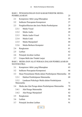 Bahan Ajar media pembelajaran matematika | PDF