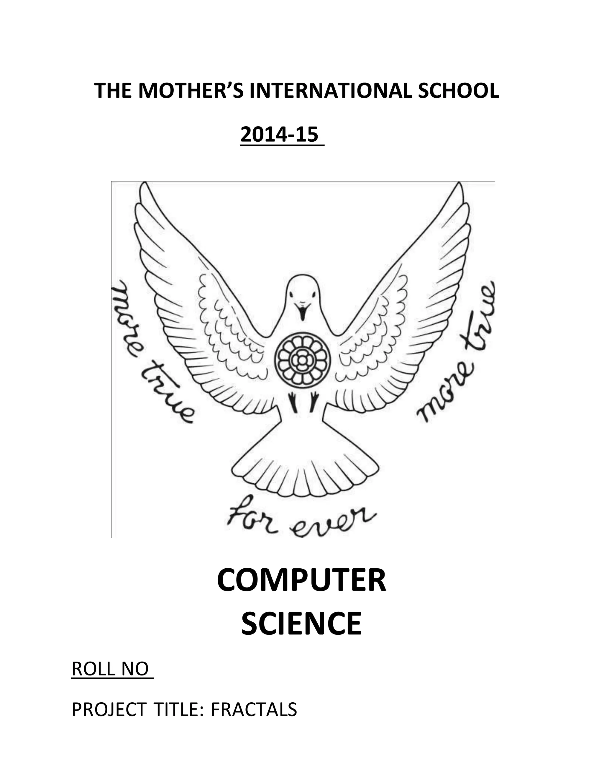 Cover cs project | PDF