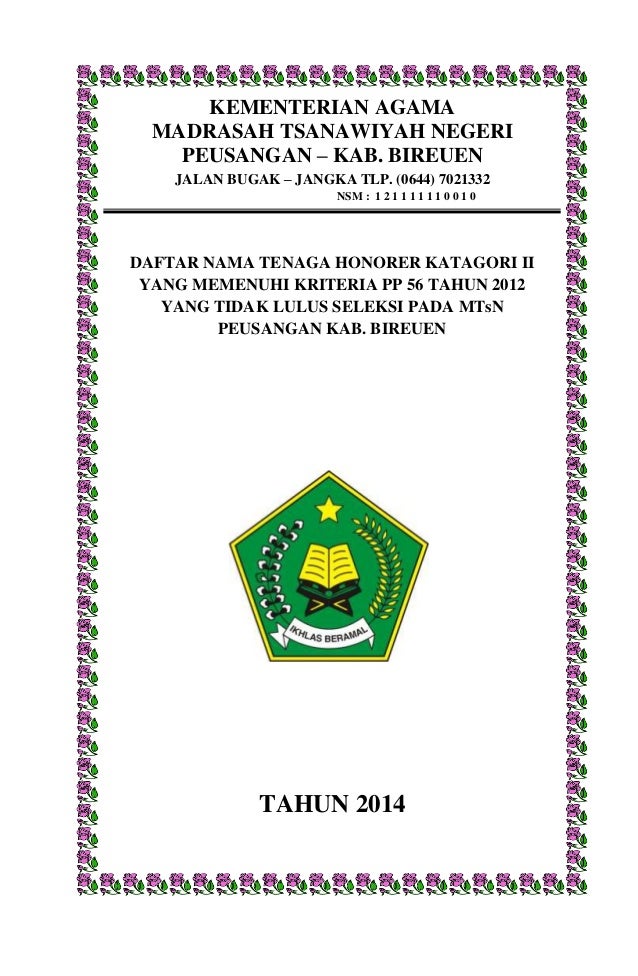 Cover Daftar Nama Honorer K2