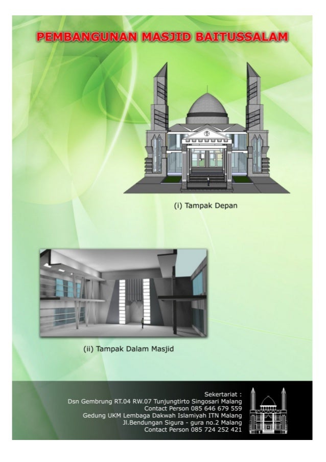 Contoh Proposal Renovasi Masjid - Jobs ID 2017