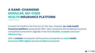 Go Modular Insurtech Logo CoverGo Limited - Insurtech Innovation Award 2023 | PPTX