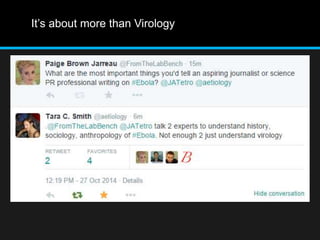 It’s about more than Virology 
 