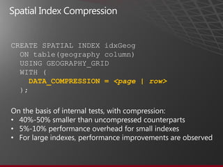 Covering the earth and the cloud the next generation of spatial in sql ...