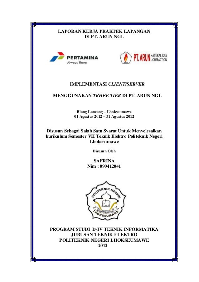 Cover Laporan Pkl