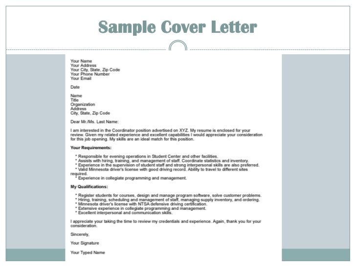 Impression letter samples picture