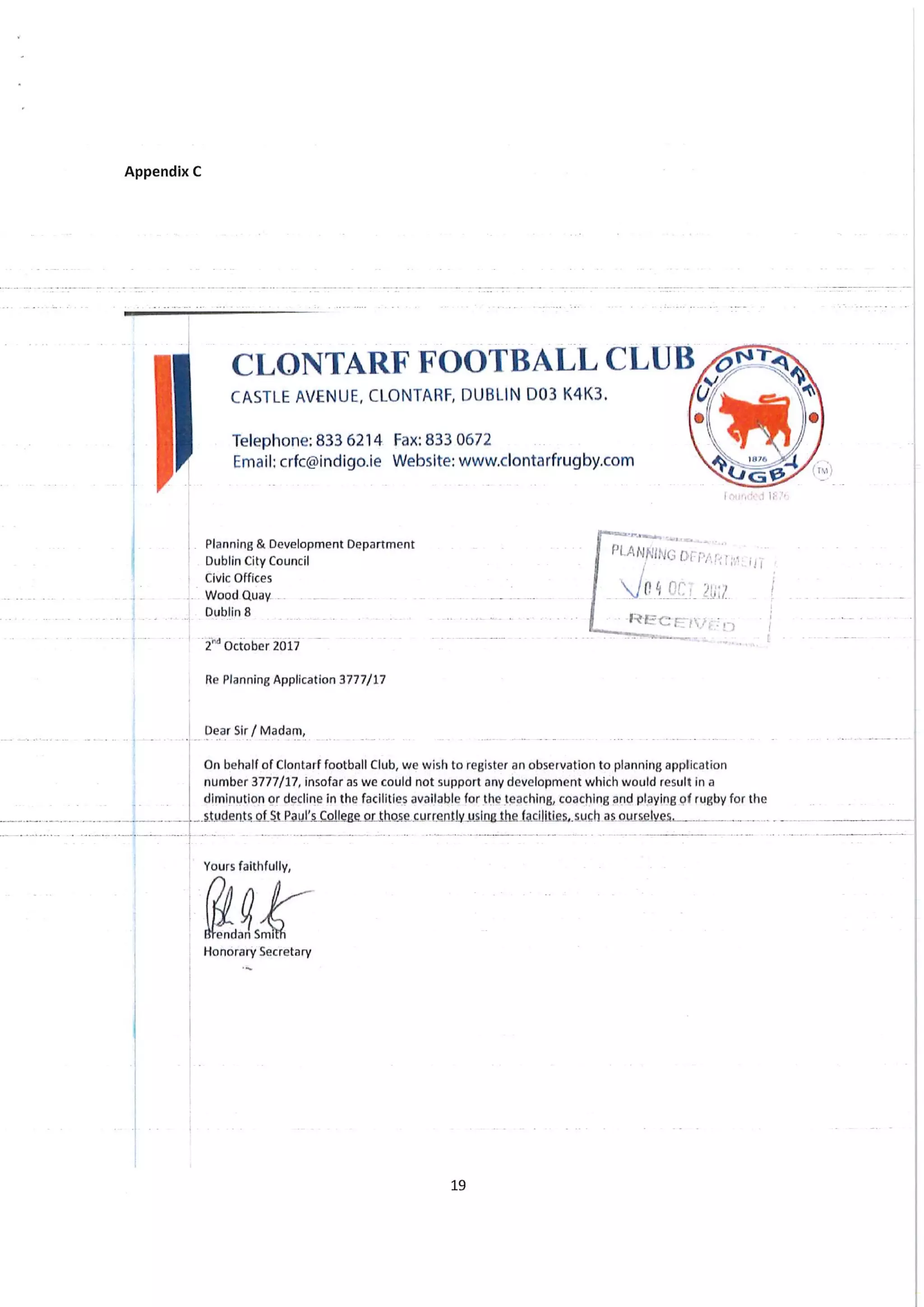 DCC CEO Report to ABP