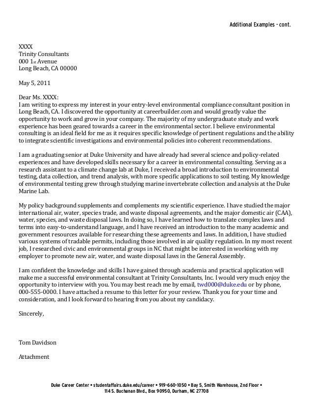 research cover letter undergraduate