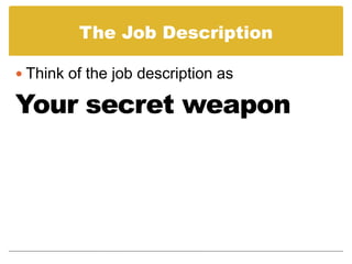 Prepare a Cover Letter using a Job Description