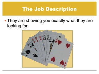 Prepare a Cover Letter using a Job Description