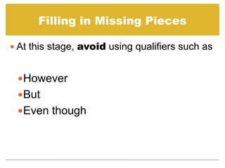 Prepare a Cover Letter using a Job Description