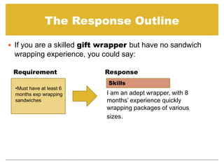 Prepare a Cover Letter using a Job Description