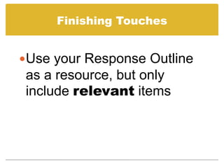 Prepare a Cover Letter using a Job Description