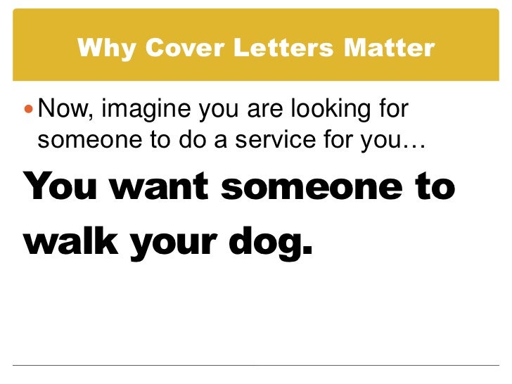 cover letter now