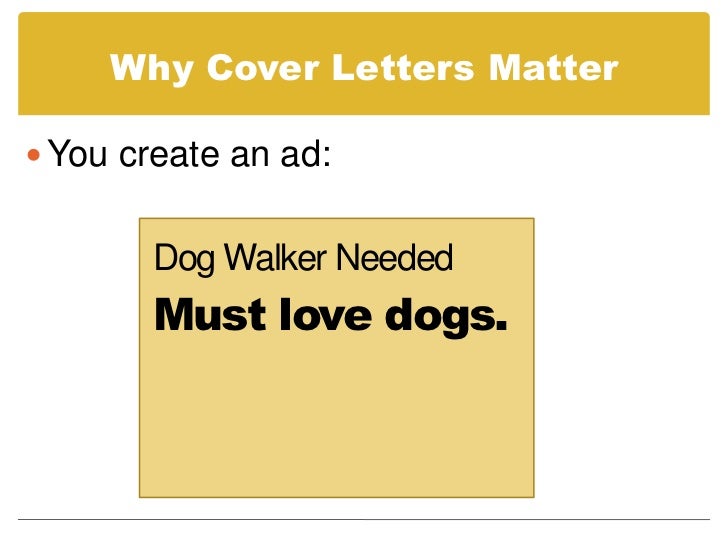 prepare a cover letter using a job description