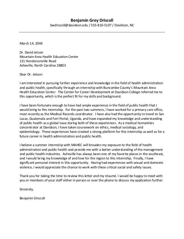 Dietitian Cover Letter For Resume June 2021