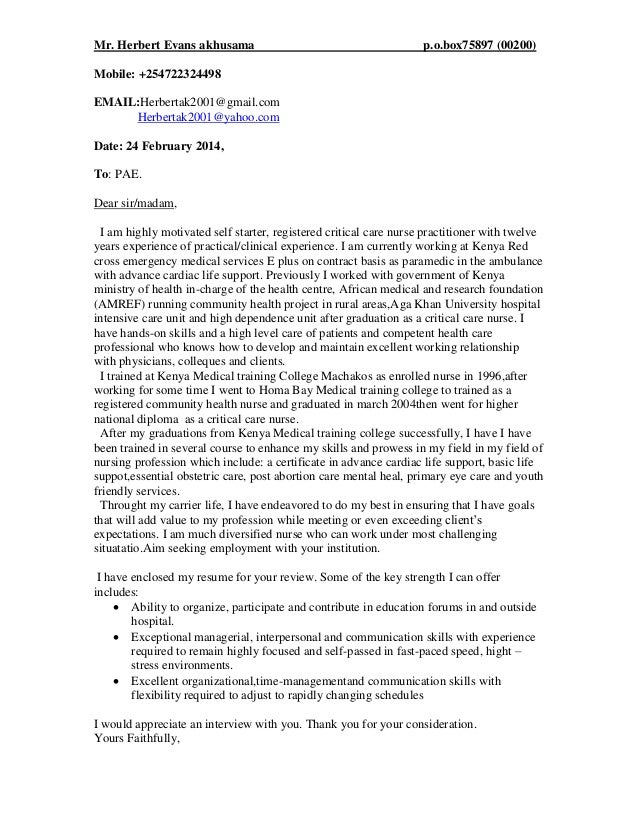 cover letter pae p paramedic cover letters