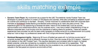 skills matching example
 