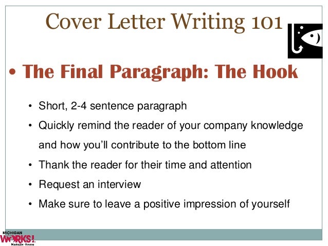 cover letters and applications 4 sentence cover letter