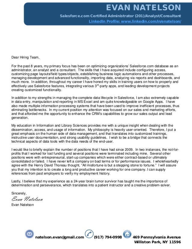 Cover letter template Cover letter template