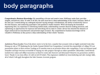 13
Other Skills Matching Paragraph ExamplesSkills Matching (Body Paragraphs)body paragraphs
 