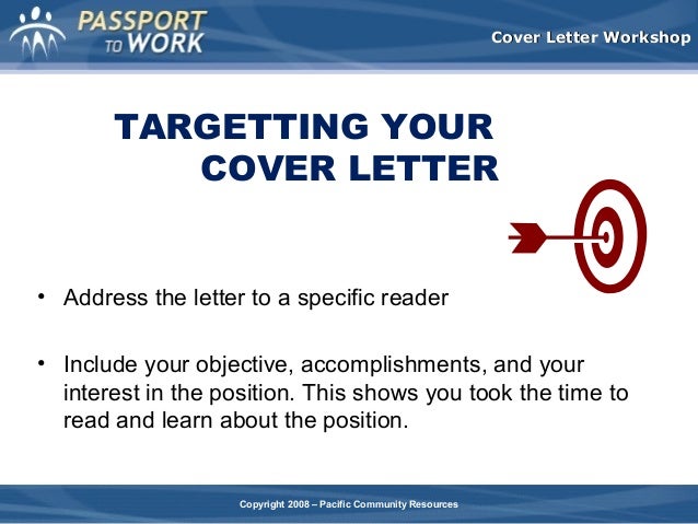 cover letter workshop cover letter workshop
