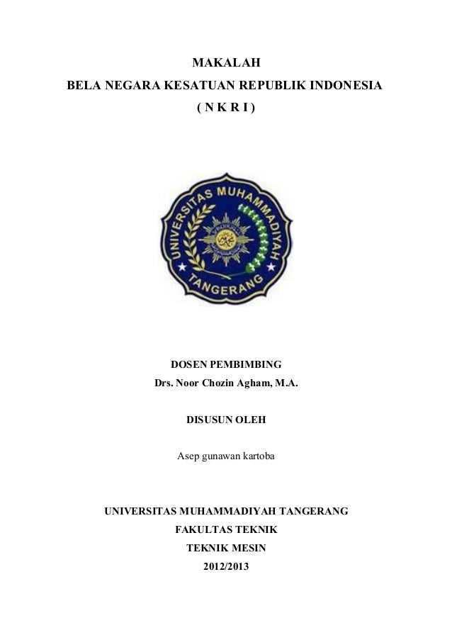 Contoh Cover Makalah Universitas Negeri Gorontalo - Job Seeker