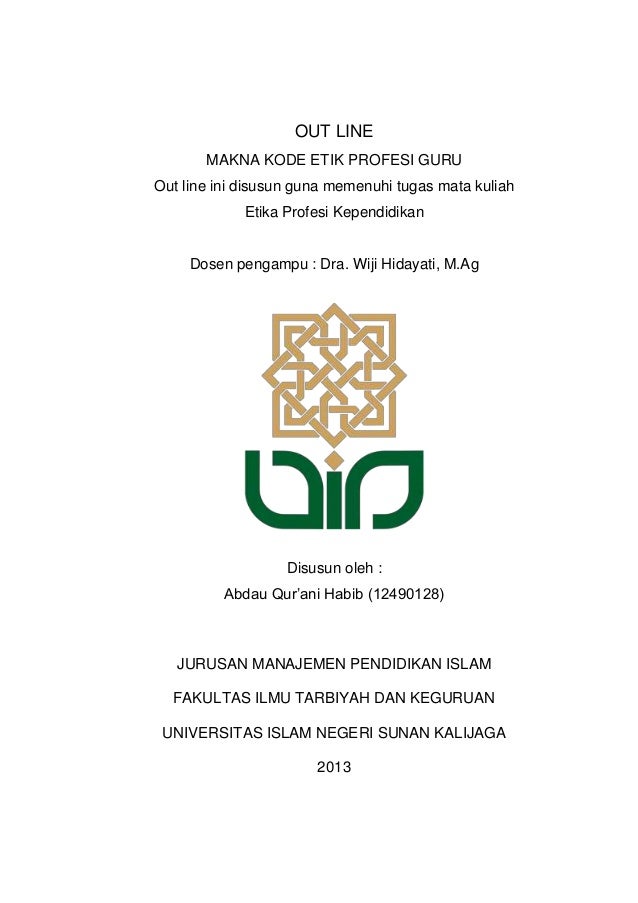 Makna Kode Etik Profesi Guru