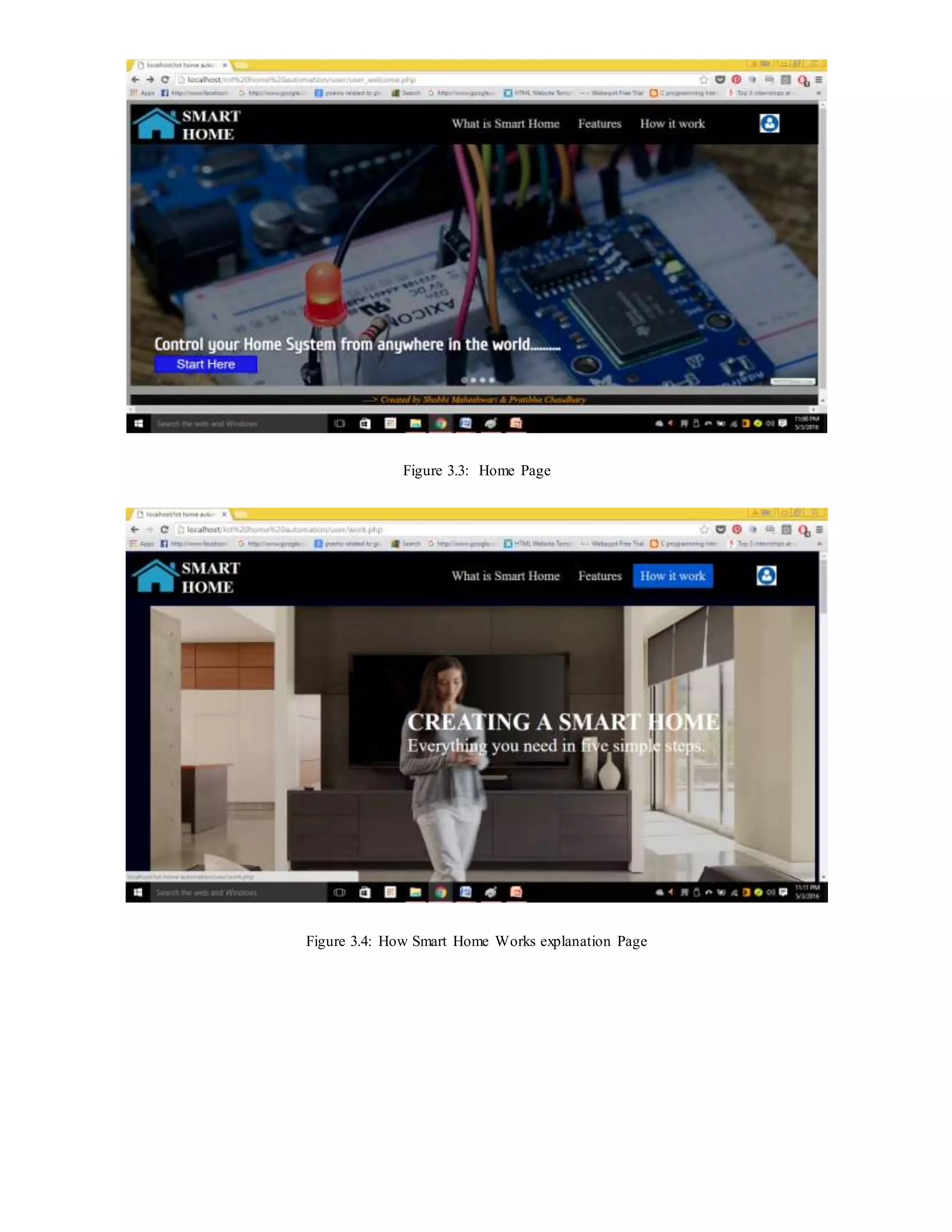 Figure 3.3: Home Page
Figure 3.4: How Smart Home Works explanation Page
 